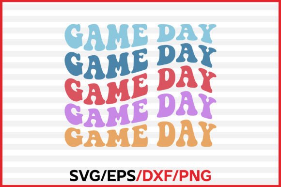 About GAME DAY Retro Svg Design: Graphics for Crafts
