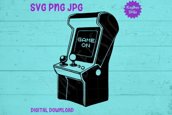 Arcade Game Console SVG: Graphics for Craft & Editorial Use