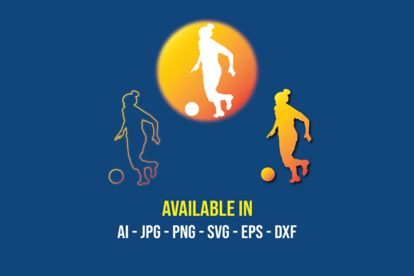 Football Soccer Game Icon Gradient: Graphics for Crafters
