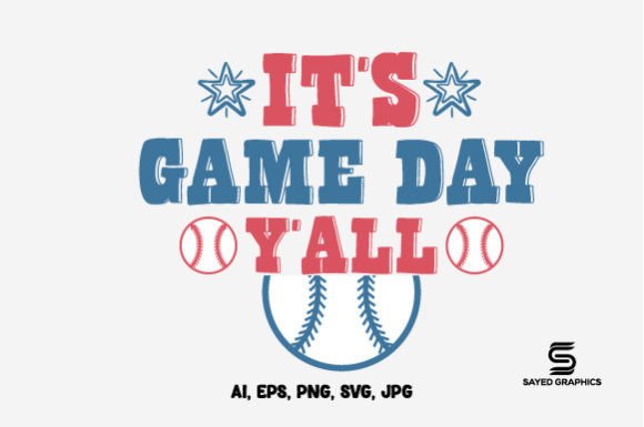 Game Day Baseball SVG Craft Design Graphics