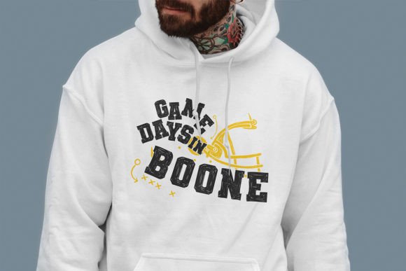 Game Days in BOONE: College Football SVG Graphics for Crafts & Digital Selling