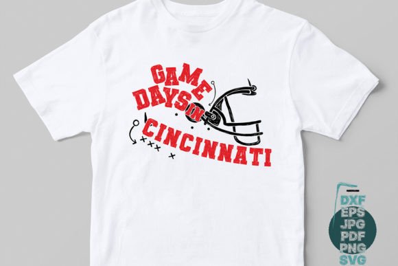 Game Days in Cincinnati Graphics for Crafts and Content