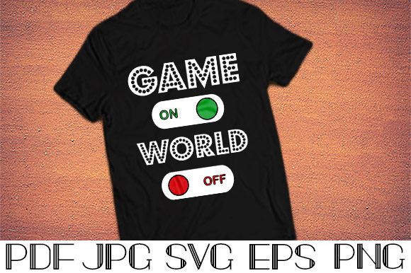 Game One World Off SVG Graphics for Crafts