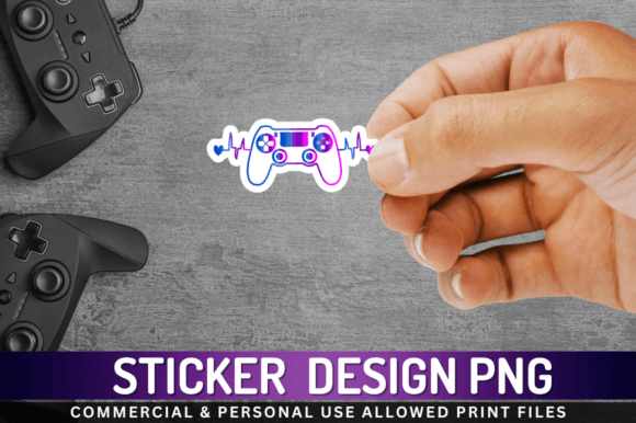 Game Sticker Png Clipart: Graphics for Crafts