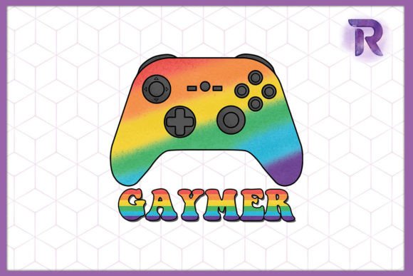 Gaymer Game Controller LGBT: A Graphics Asset for Modern Crafts