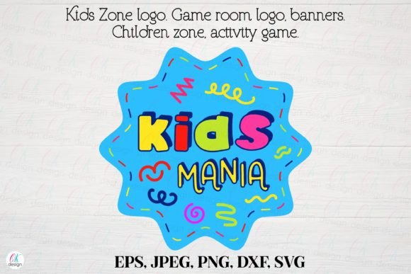 Kids Zone Logo 18 Game Room Graphics & Crafts