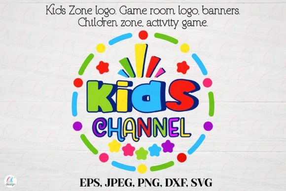 Kids Zone Logo 24: Graphics & Crafts for Branding