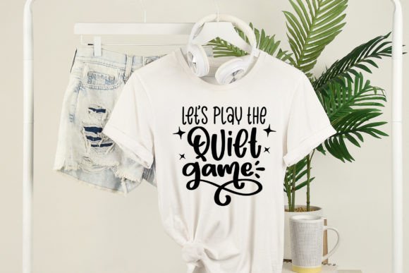 Let's Play the Quiet Game Funny SVG Graphics for Crafts