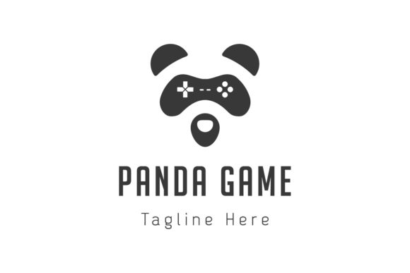 Panda Game Logos Graphics for Digital Publishing