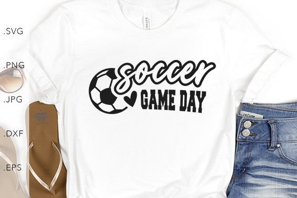 Soccer Game Day Little Heart: A Graphics Template for Digital Publishers