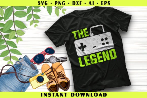 The Legend Video Game: Graphics for Crafts & Cricut