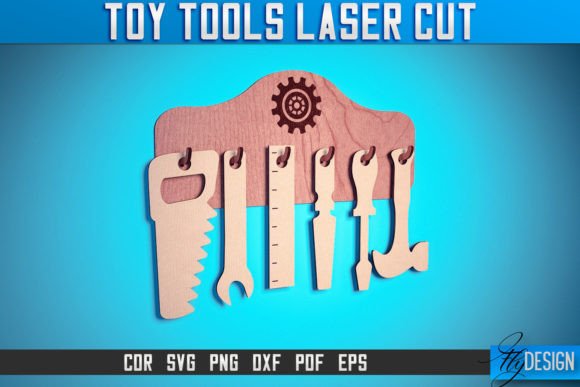 Toy Tools Laser Cut SVG: Graphics for Crafts & Publishing