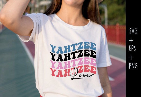 Yahtzee Lover Indoor Game Typo Retro SVG Graphics for Crafts